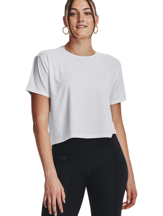 Tops Deportivos Under Armour Playera Motion Ss Blanco 379178 Para Mujer