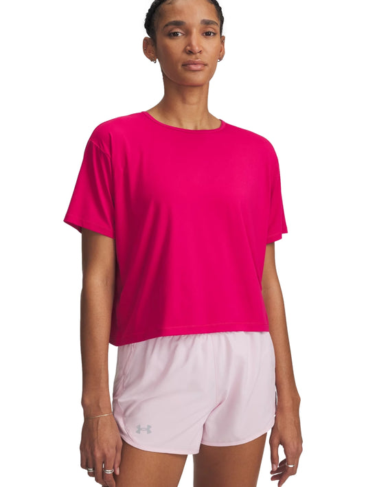 Tops Deportivos Under Armour Playera Motion Ss Rosa 379178 Para Mujer