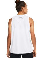 Playera Under Armour Tech Tank Blanco para Mujer