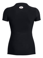 Playera Under Armour HG Compression Negro para Mujer