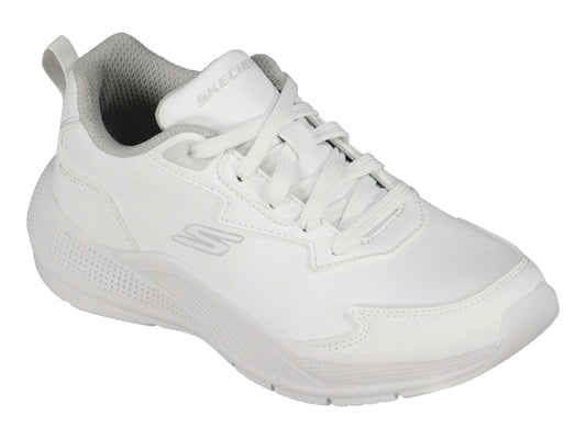 Tenis Skechers Charly Microspec Advance Blanco 23002 Para Niño