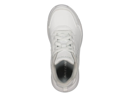 Tenis Skechers Charly Microspec Advance Blanco 23002 Para Niño