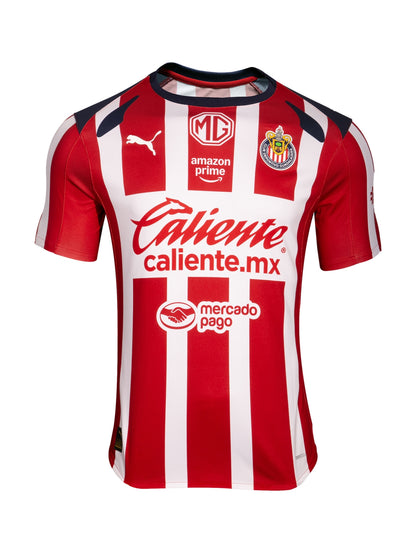 Uniformes Deportivos Puma Jersey Chivas Home Shirt Replica 25-26 Rojo 713574 Para Hombre