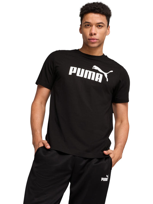 Tops Deportivos Puma Playera Ess N 1 Logo Tee Negro 682532 Para Hombre