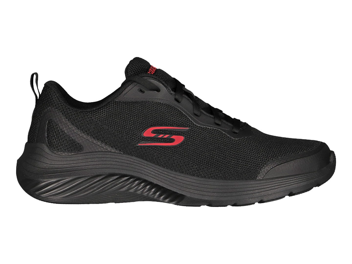 Tenis Skechers Bobs Squad Wave Negro Para Hombre