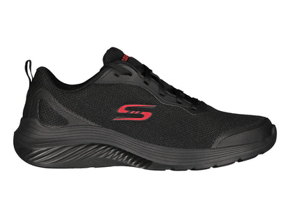 Tenis Skechers Bobs Squad Wave Negro Para Hombre