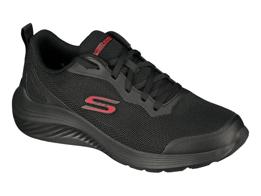 Tenis Skechers Bobs Squad Wave Negro Para Hombre