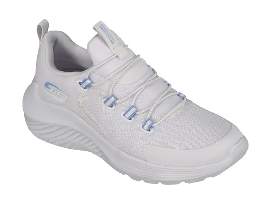 Tenis Skechers Bobs Squad Wave Blanco Para Mujer
