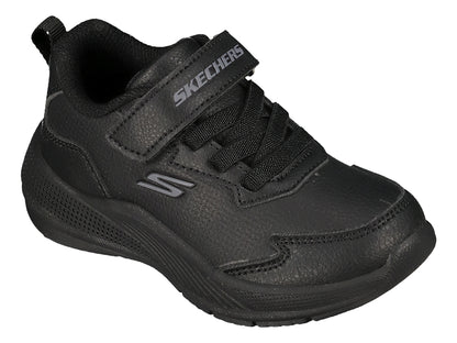 Tenis Skechers Microspec Advance Negro 23002 Para Niña