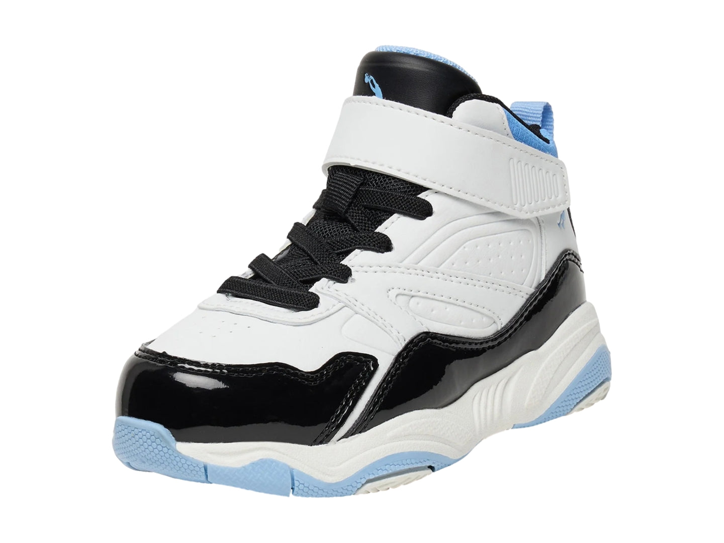Tenis SHAQ Shaqnotize Blanco, Negro y Azul para Niño