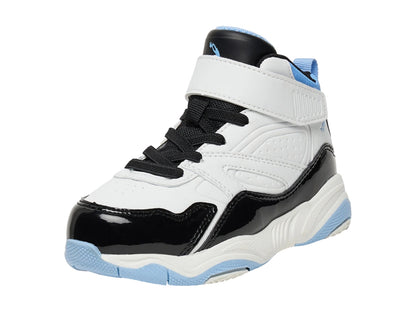 Tenis SHAQ Shaqnotize Blanco, Negro y Azul para Niño