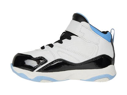 Tenis SHAQ Shaqnotize Blanco, Negro y Azul para Niño
