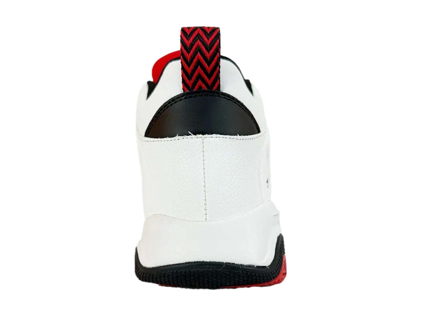 Tenis SHAQ Spin Move Blanco y Rojo para Niño