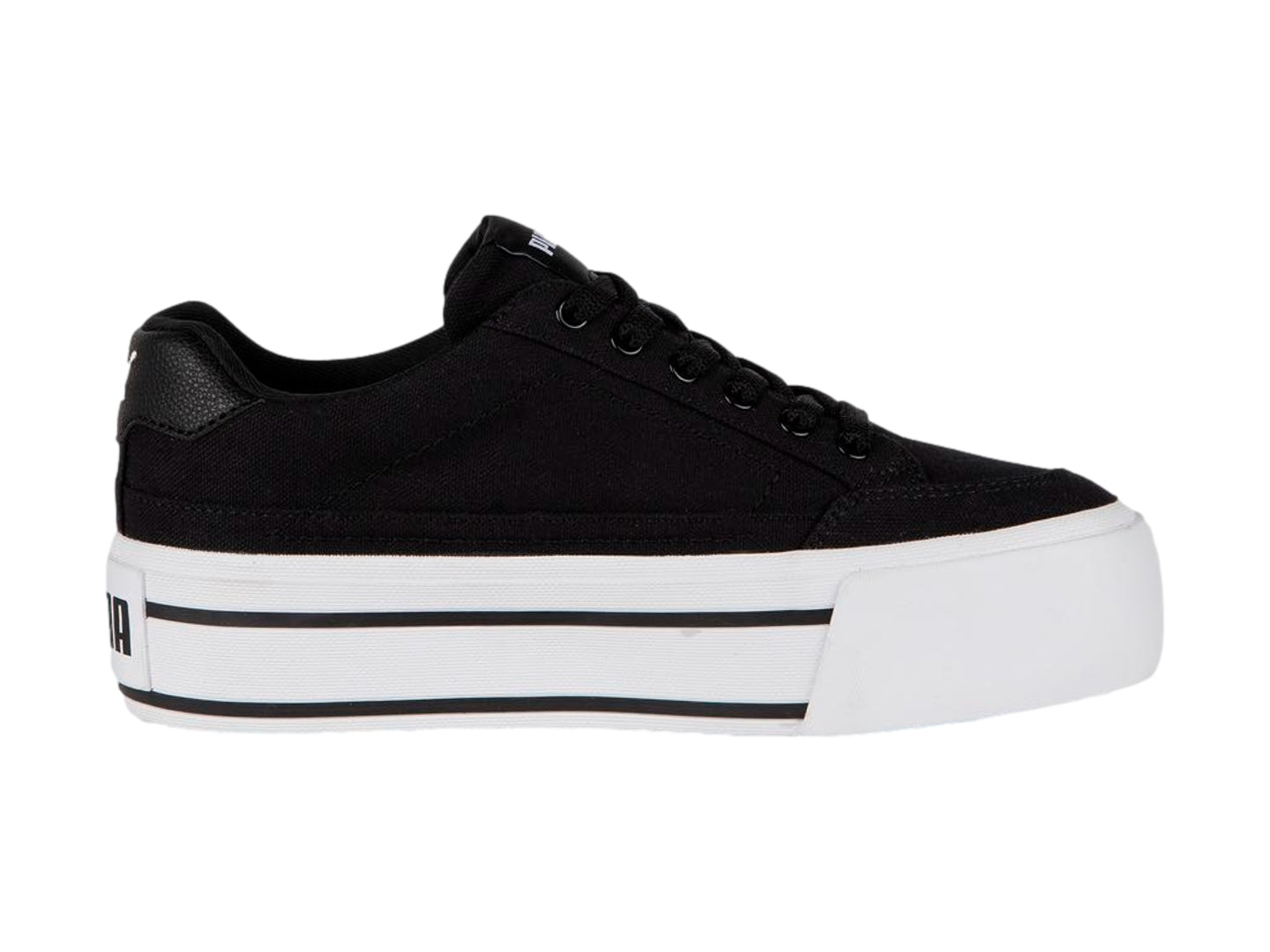 Tenis Puma Court Classic Vulc Fs Platform Wns Negro Para Mujer