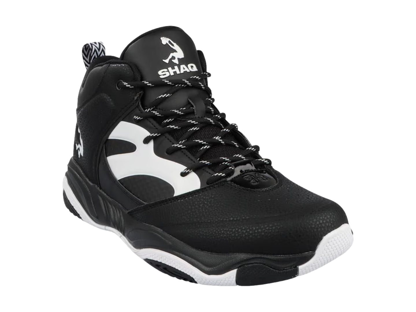 Tenis SHAQ Spin Move Negro y Blanco para Niño