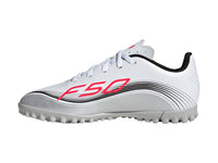 Tenis de Fútbol Adidas F50 Messi Blanco y Rojo para Niño