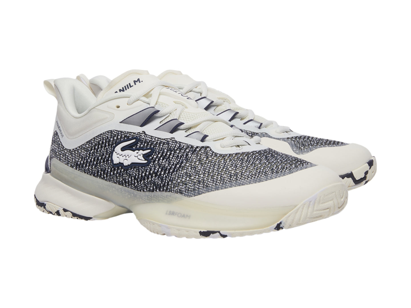 Tenis Lacoste AG-LT23 Ultra Blanco y Azul Marino para Mujer
