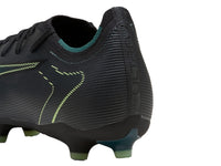 Tenis Taquetes PUMA Ultra 6 Match Negro y Verde para Hombre