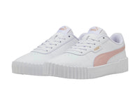 Tenis PUMA Carina 3.0 Blanco y Rosa para Mujer