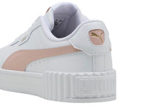 Tenis PUMA Carina 3.0 Blanco y Rosa para Mujer