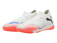 Tenis de Fútbol PUMA Future 8 Match TT Blanco y Rojo para Hombre