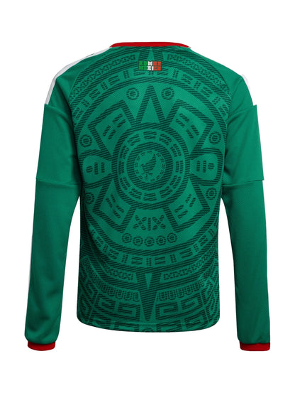 Jersey adidas Local Selección Nacional de México 26 Manga Larga Para Niño