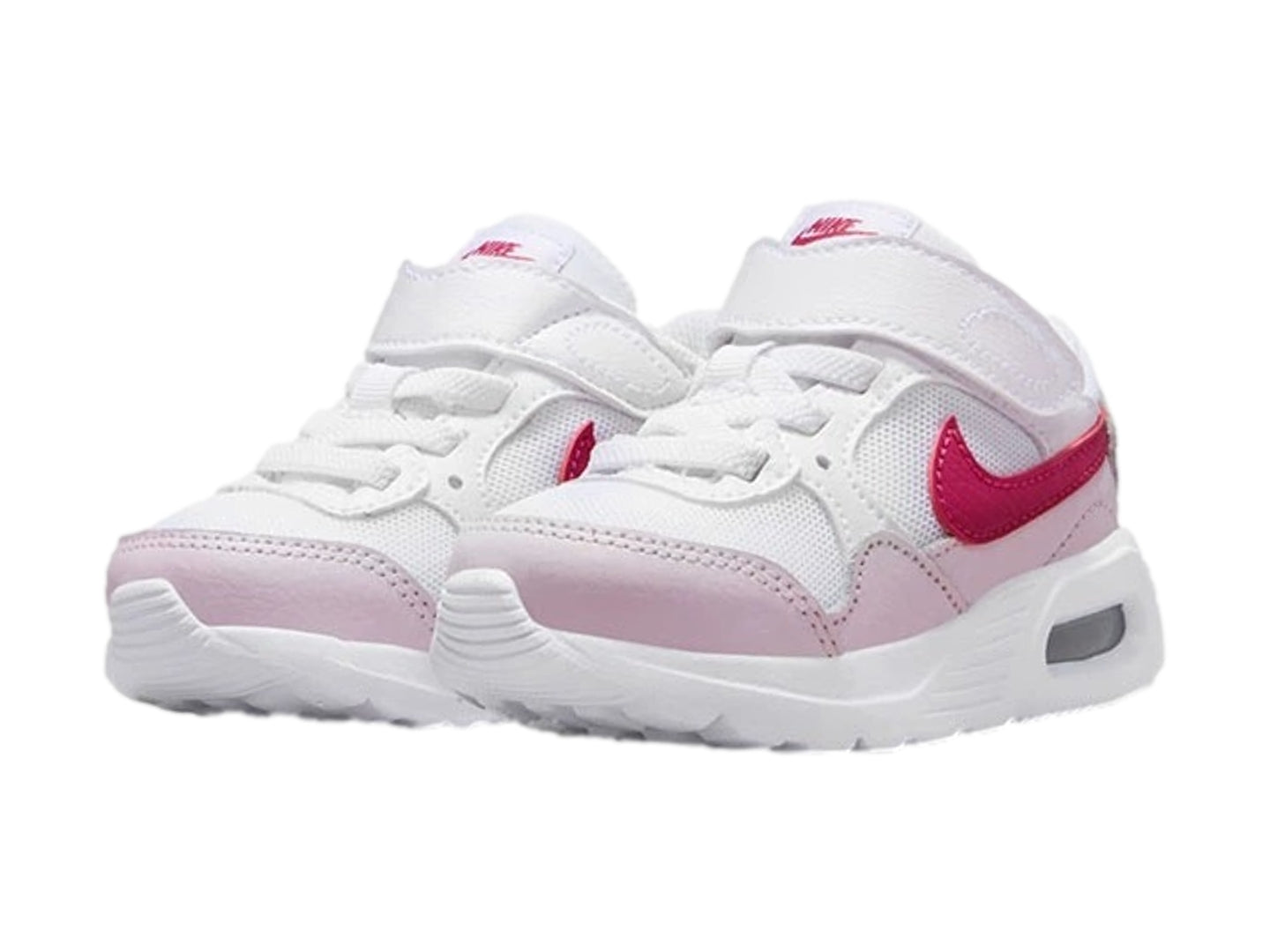 Tenis Nike Air Max SC Blanco y Rosa para Niña