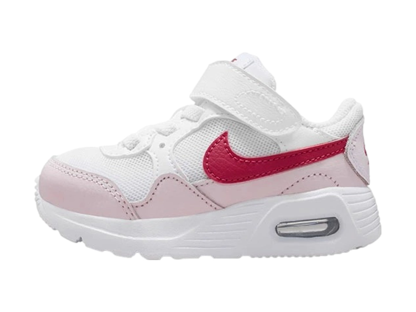 Tenis Nike Air Max SC Blanco y Rosa para Niña