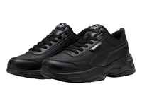 Tenis Puma Cilia Mode Negro y Plata para Mujer