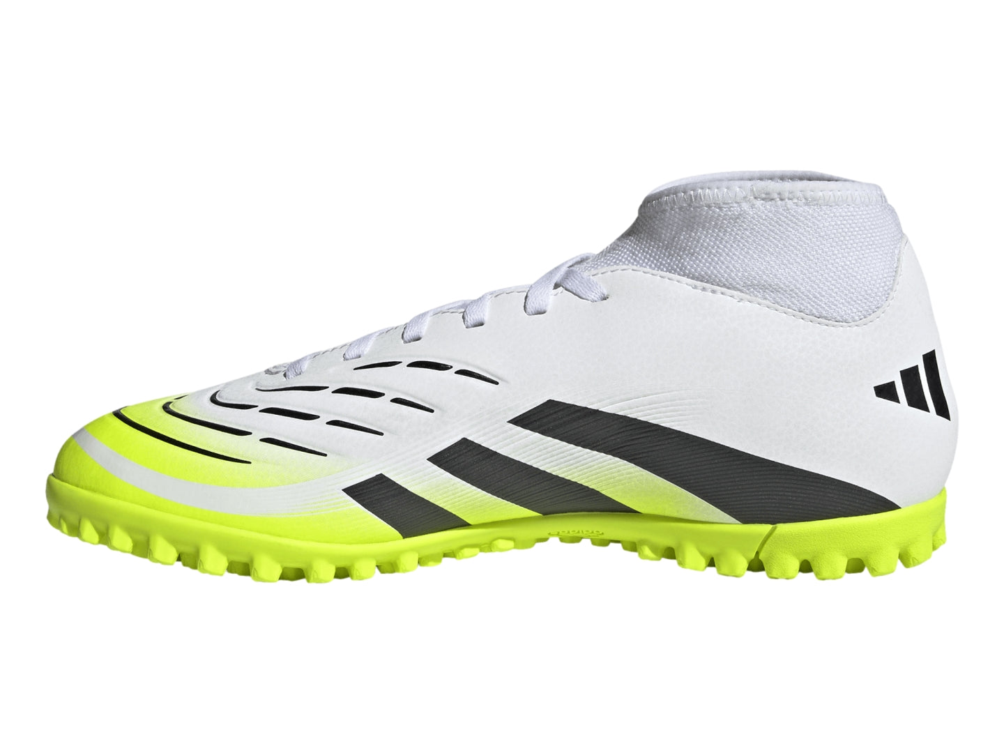 Tenis de Fútbol Adidas Predator Club Blanco y Amarillo para Hombre