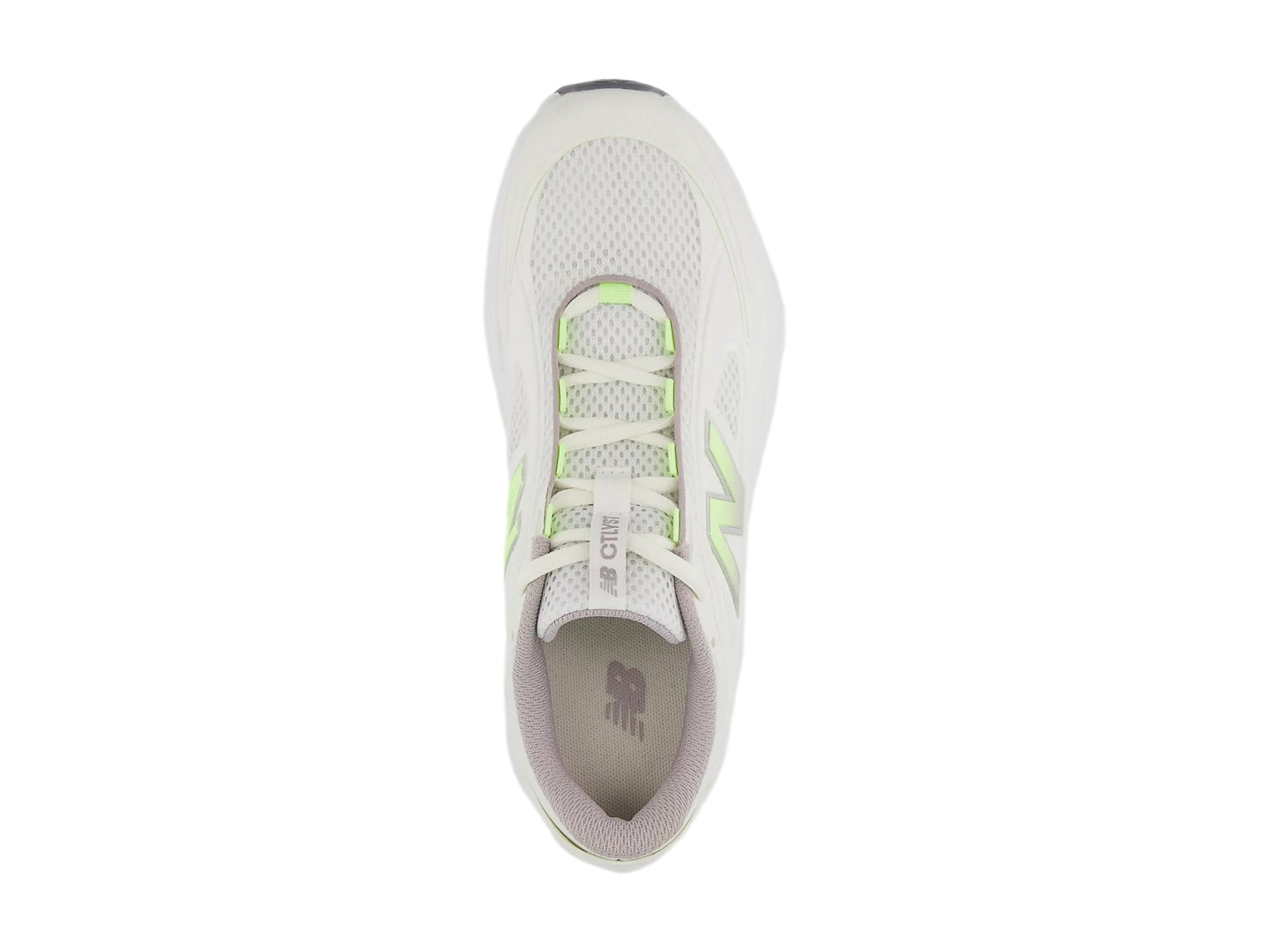 New Balance Tenis Blanco y Verde para Mujer