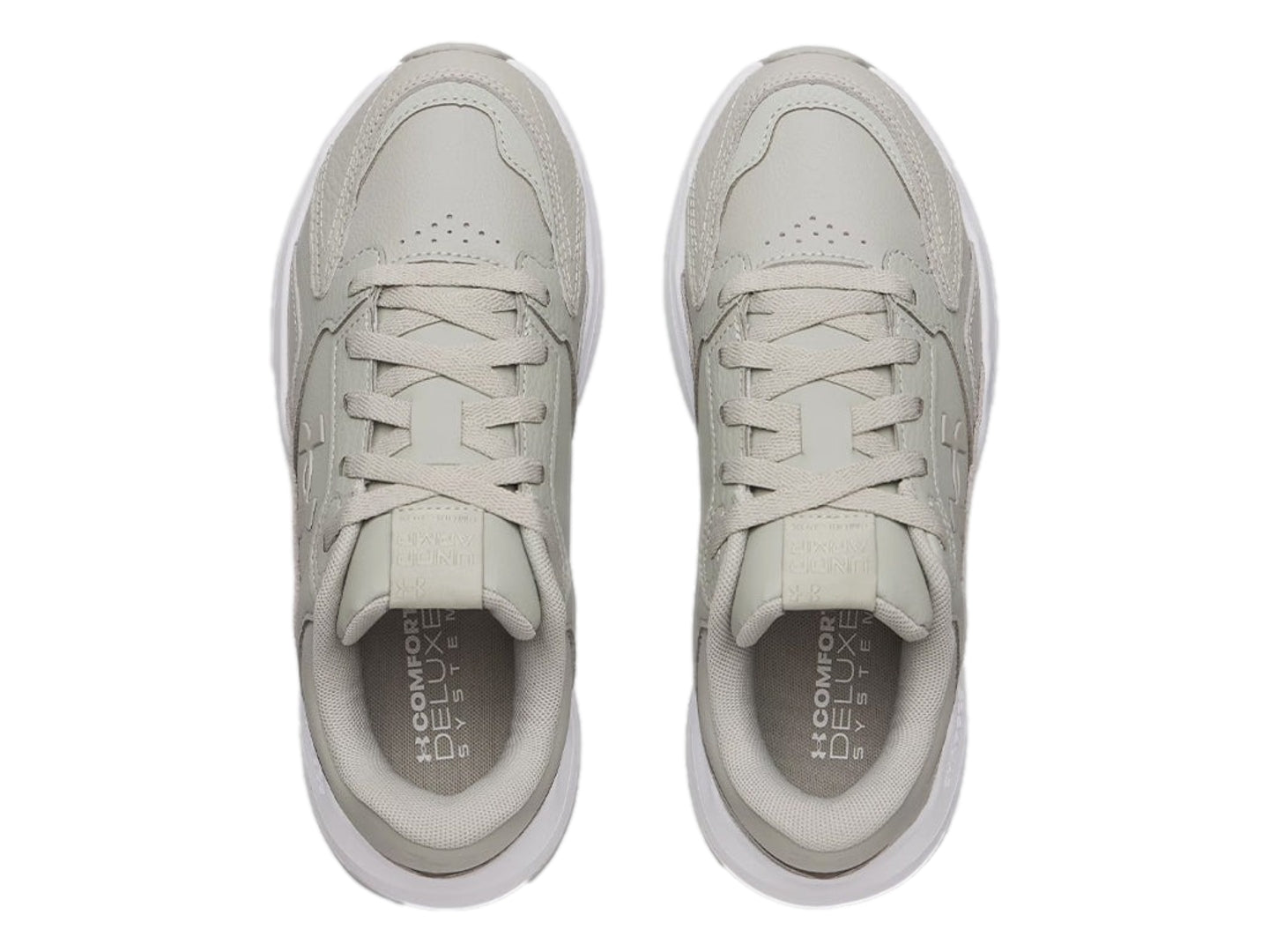 Tenis Under Armour Edge Lthr Gris para Mujer