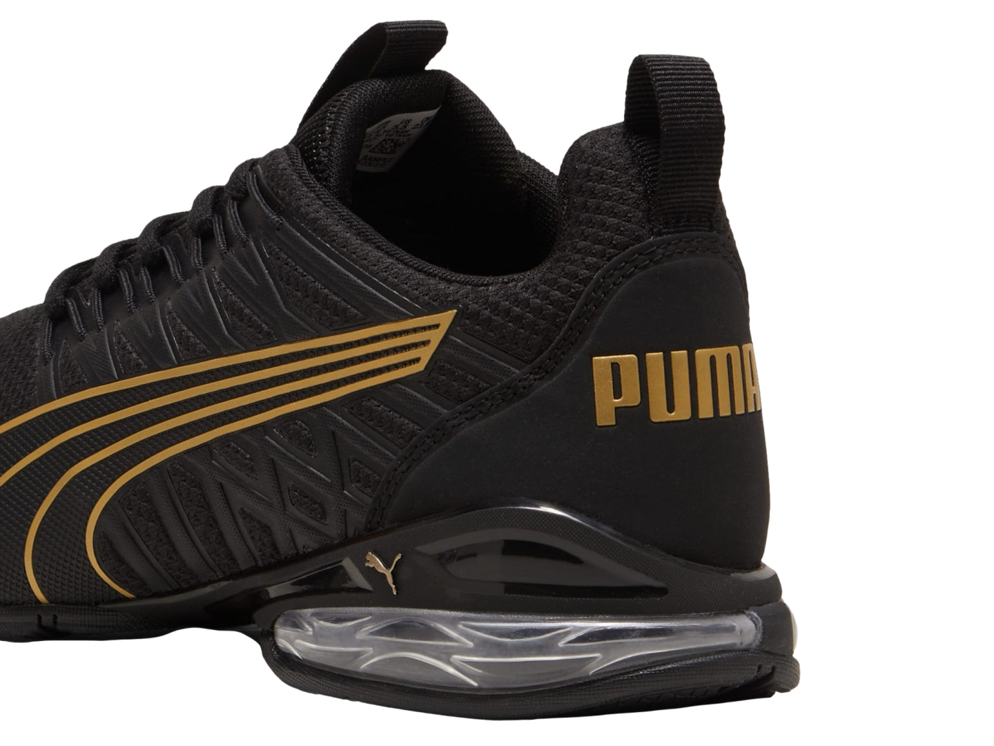 Tenis PUMA Voltaic Evo Negro y Oro Rosa para Mujer