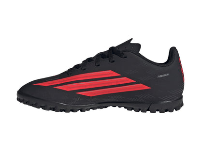 Tenis de Fútbol Adidas F50 Club TF Negro Multicolor para Niño