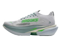 Tenis Brooks Hyperion Max 3 Blanco y Gris para Hombre