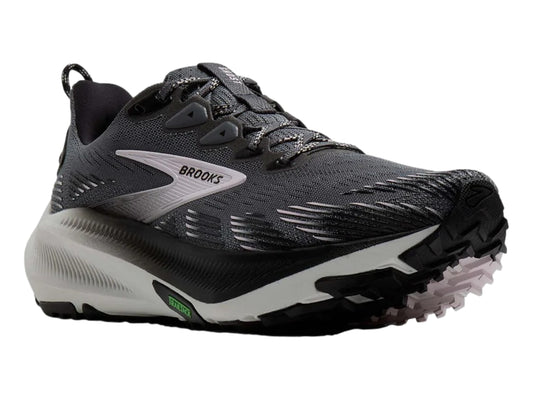 Tenis Brooks Ghost Trail Negro y Rosa para Mujer