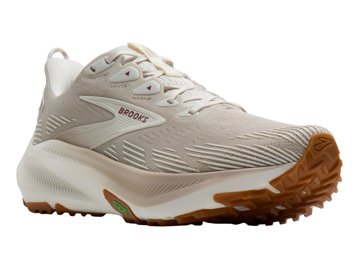 Tenis Brooks Ghost Trail Color Coconut para Mujer