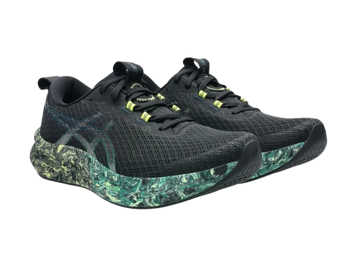 Tenis ASICS Noosa Tri 16 Negro y Verde para Hombre