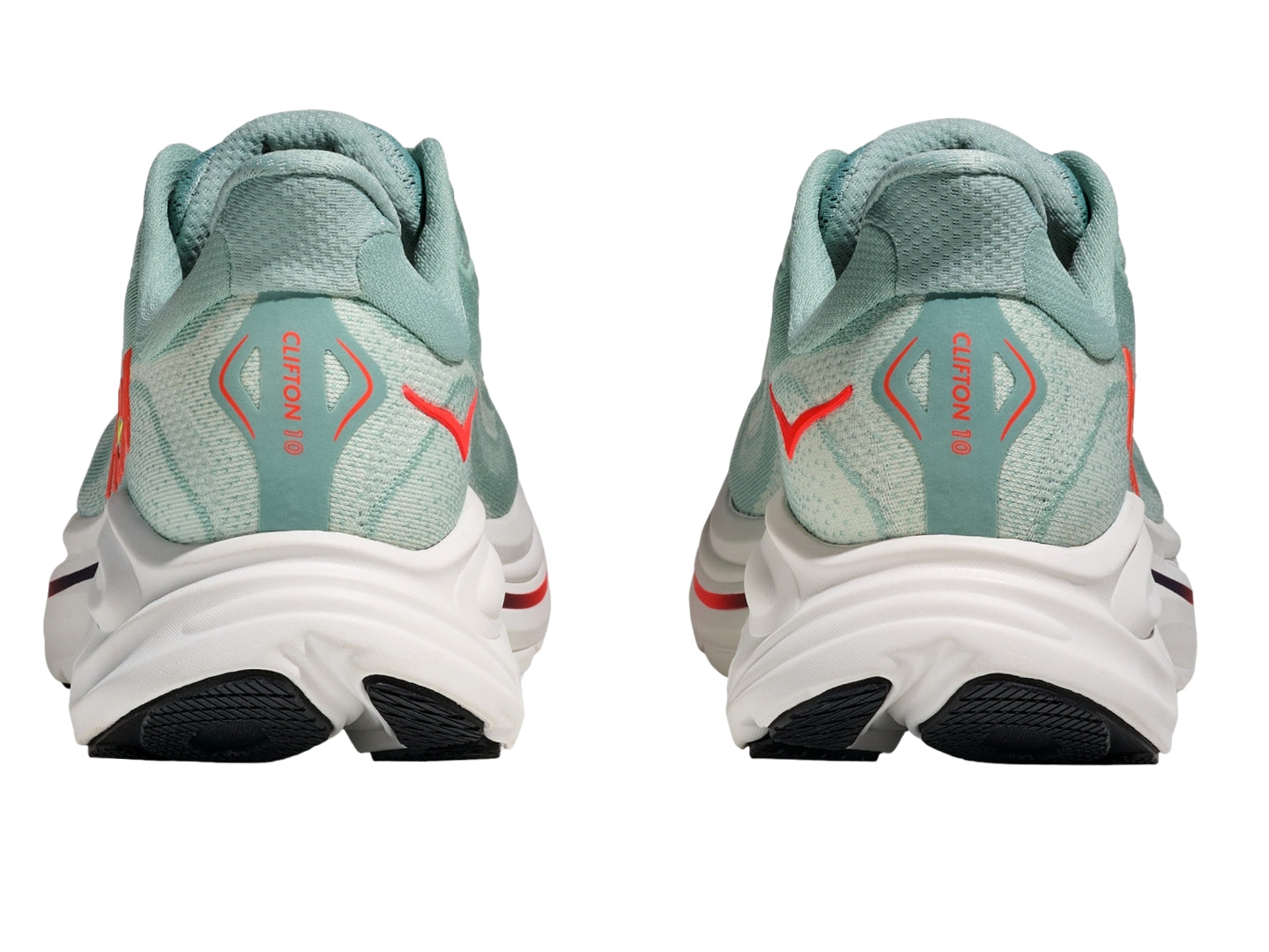 Tenis HOKA Clifton 10 Verde Salvia y Neón para Hombre