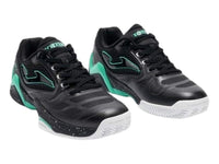 Tenis Joma Set Negro con Turquesa para Hombre
