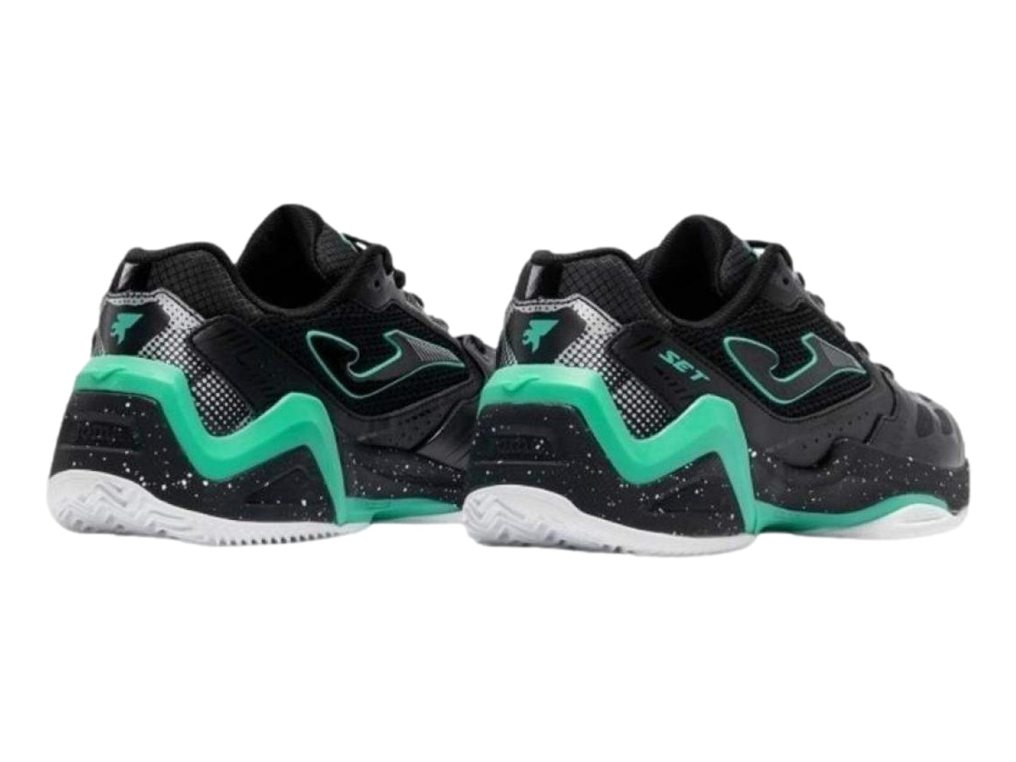 Tenis Joma Set Negro con Turquesa para Hombre