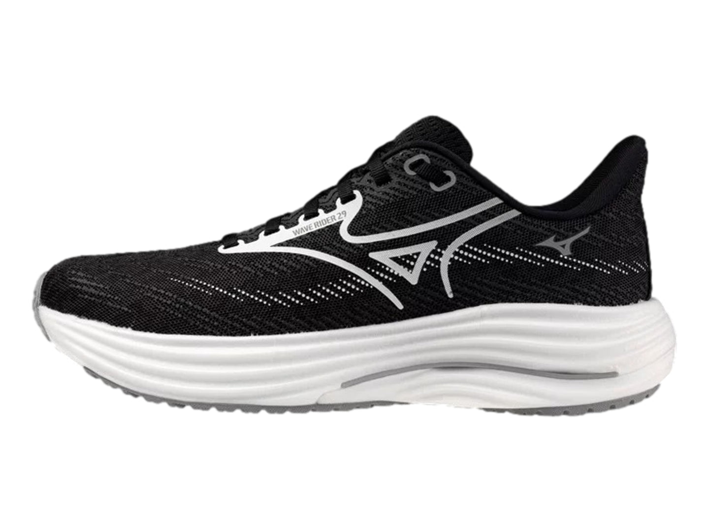 Tenis Mizuno Wave Rider 29 Negro para Mujer