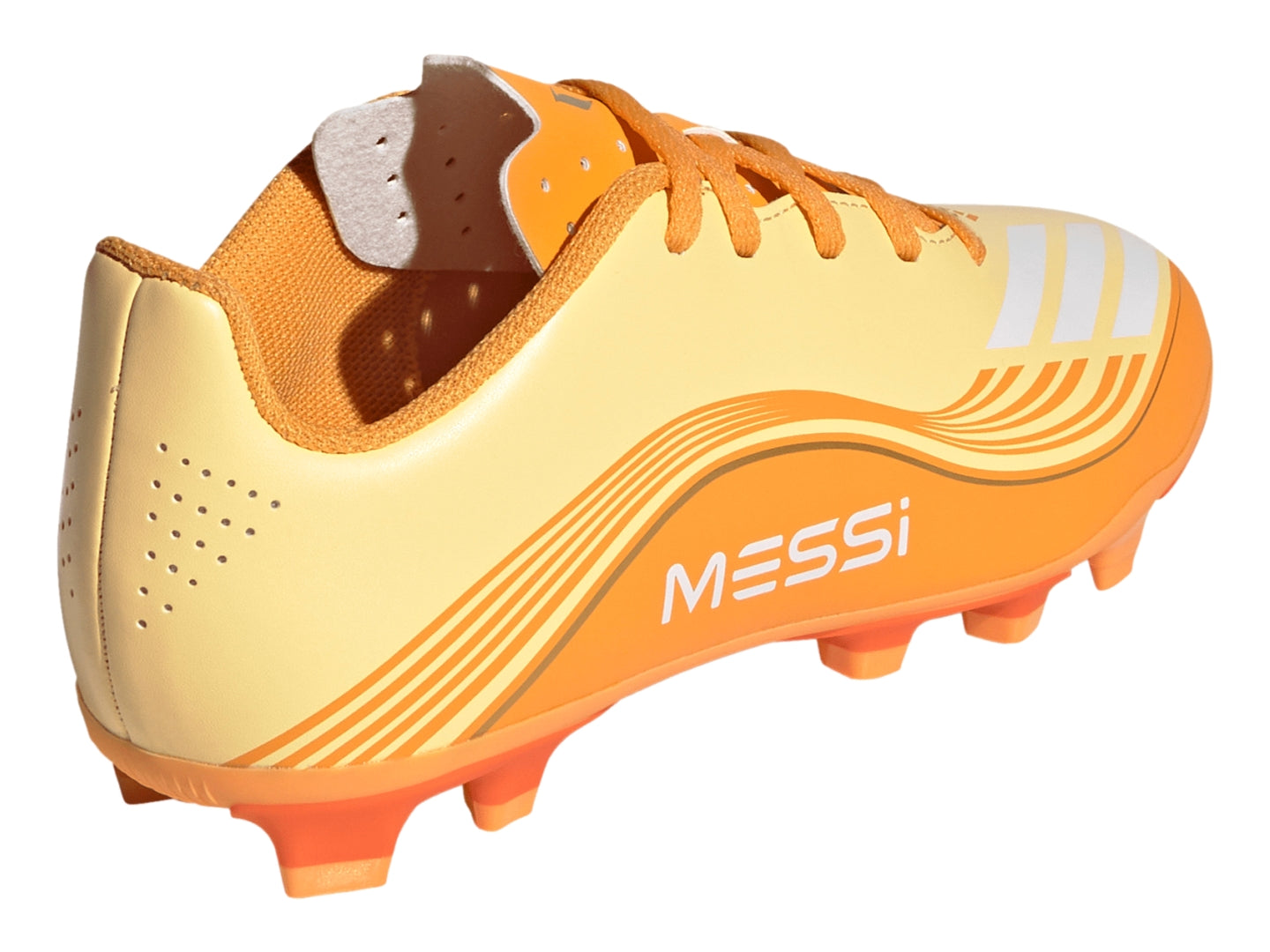 Tenis Adidas F50 Messi Club FG Naranja para Niño