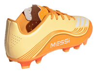 Tenis Adidas F50 Messi Club FG Naranja para Niño