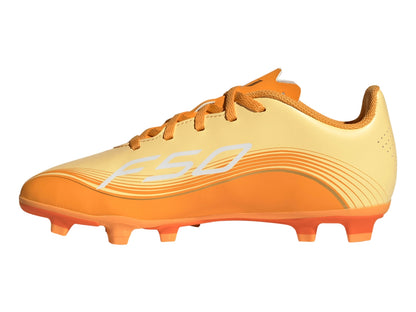 Tenis Adidas F50 Messi Club FG Naranja para Niño
